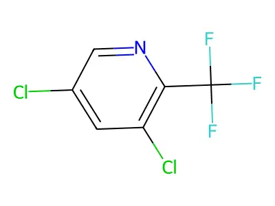 3,5-Dichloro-2-(trifluoromethyl)pyridine structure