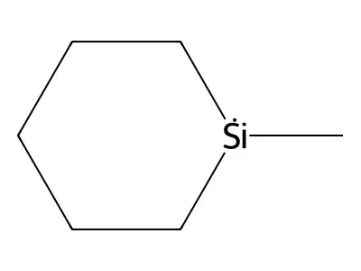 1-Methylsilinane structure