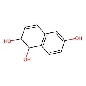 (1R,2R)-1,2-Dihydronaphthalene-1,2,6-triol structure