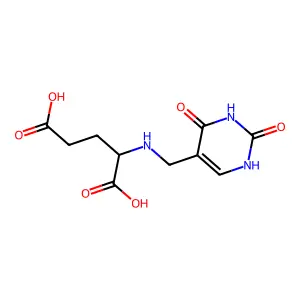 alpha-Glutamylthymine structure