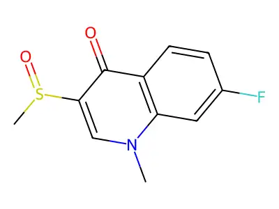 7-Fluoro-3-methoxysulfanyl-1-methylquinolin-4-one structure