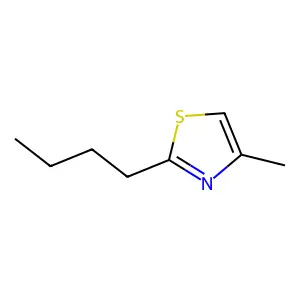2-Butyl-4-methylthiazole structure
