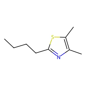 2-Butyl-4,5-dimethylthiazole structure
