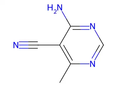4-Amino-6-methylpyrimidine-5-carbonitrile structure
