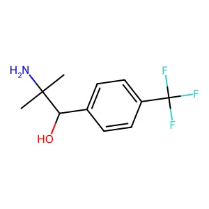 2-Amino-2-methyl-1-(4-(trifluoromethyl)phenyl)propan-1-OL structure