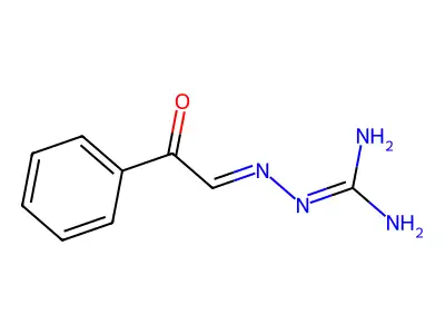 2-(Phenacylideneamino)guanidine structure