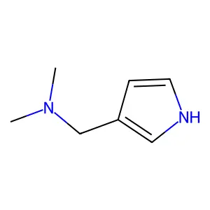 N,N-dimethyl-1-(1H-pyrrol-3-yl)methanamine structure