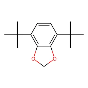 1,3-Benzodioxole, 4,7-bis(1,1-dimethylethyl)- structure