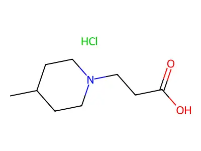 3-(4-Methylpiperidin-1-yl)propanoic acid structure