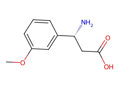 (S)-3-Amino-3-(3-methoxyphenyl)propanoic acid structure