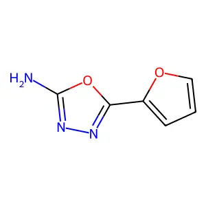 5-(Furan-2-yl)-1,3,4-oxadiazol-2-amine structure
