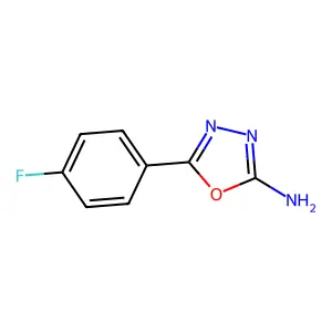 5-(4-Fluorophenyl)-1,3,4-oxadiazol-2-amine structure