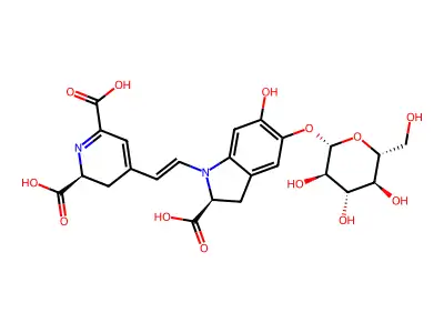 甜菜根红素 structure