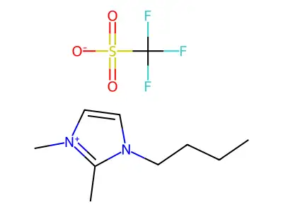 1-Butyl-2,3-dimethylimidazolium Trifluoromethanesulfonate structure