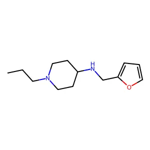 N-(furan-2-ylmethyl)-1-propylpiperidin-4-amine structure