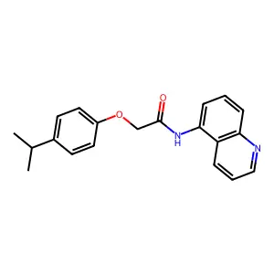 2-(4-异丙基苯氧基)-N-喹啉-5-基乙酰胺 structure