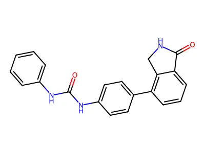 Urea,n-[4-(2,3-dihydro-1-oxo-1h-isoindol-4-yl)phenyl]-n'-phenyl- structure