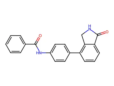 Benzamide,n-[4-(2,3-dihydro-1-oxo-1h-isoindol-4-yl)phenyl]- structure