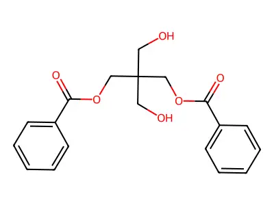 Pentaerythritol, dibenzoate structure