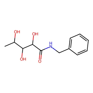 N-benzyl-2,3,4-trihydroxypentanamide structure