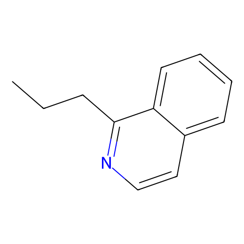 Isoquinoline, 1-propyl- structure