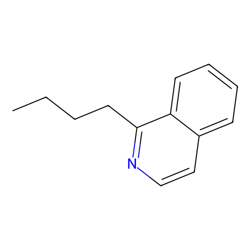 Isoquinoline, 1-butyl- structure