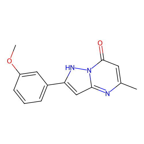 2-(3-Methoxyphenyl)-5-methylpyrazolo[1,5-A]pyrimidin-7-OL structure