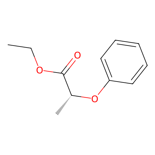 ethyl (2R)-2-phenoxypropanoate structure