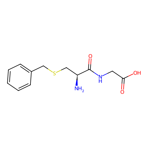 H-Cys(bzl)-gly-OH structure