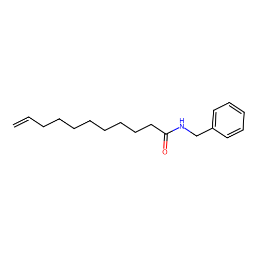 N-benzylundec-10-enamide structure