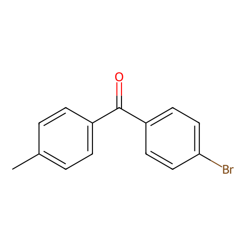 4-Bromo-4'-methylbenzophenone structure