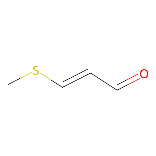 3-(Methylsulfanyl)prop-2-enal structure