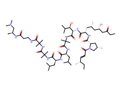 Leucinostatin A structure