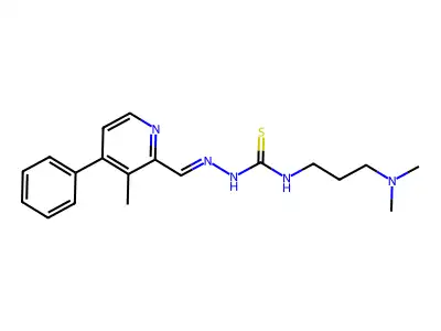 1-[3-(dimethylamino)propyl]-3-[(E)-(3-methyl-4-phenylpyridin structure