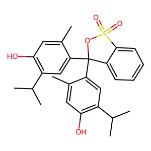 百里酚蓝 structure