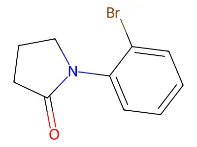 1-(2-Bromophenyl)pyrrolidin-2-one structure