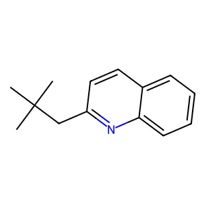 Quinoline, 2-neopentyl- structure
