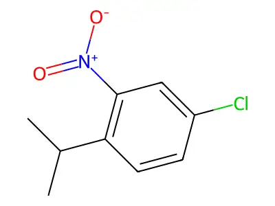 4-Chloro-1-(1-methylethyl)-2-nitrobenzene structure