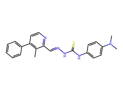 Hydrazinecarbothioamide, N-[4-(dimethylamino)phenyl]-2-[(3-m structure