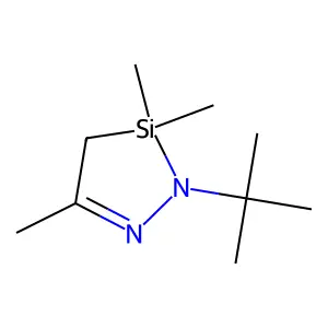 2-tert-Butyl-3,3,5-trimethyl-3,4-dihydro-2H-1,2,3-diazasilole structure