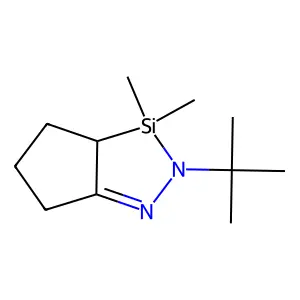 2-Tert-butyl-3,3-dimethyl-3a,4,5,6-tetrahydrocyclopenta[d]diazasilole structure