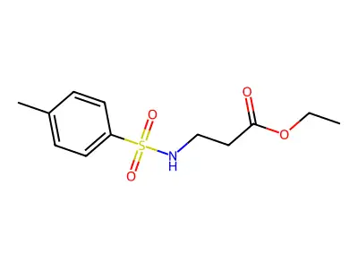 Ethyl 3-[(4-methylbenzene)sulfonamido]propanoate structure
