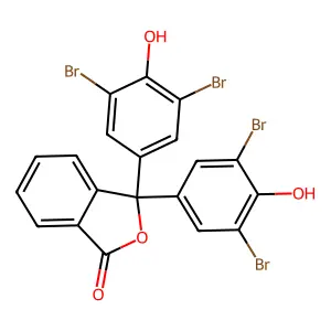 Tetrabromophenolphthalein structure