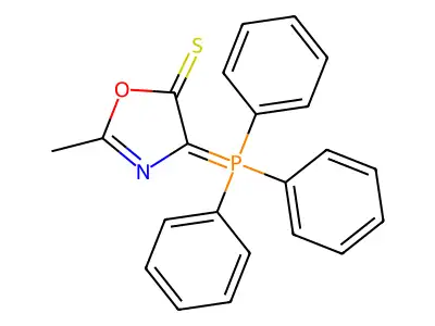 5(4H)-Oxazolethione, 2-methyl-4-(triphenylphosphoranylidene)- structure