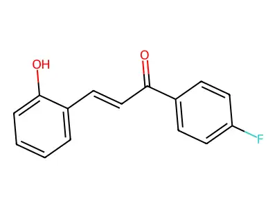 1-(4-Fluorophenyl)-3-(2-hydroxyphenyl)prop-2-en-1-one structure