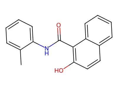 2-Hydroxy-1-naphtho-O-toluidide structure