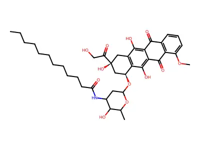 N-Lauroyladriamycin structure