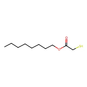 Octyl mercaptoacetate structure