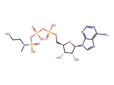 ATP gamma-(N-(2-Hydroxyethyl)-N-methyl)amide structure