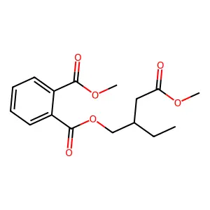 2-Ethyl-4-methoxy-4-oxobutyl methyl benzene-1,2-dicarboxylate structure